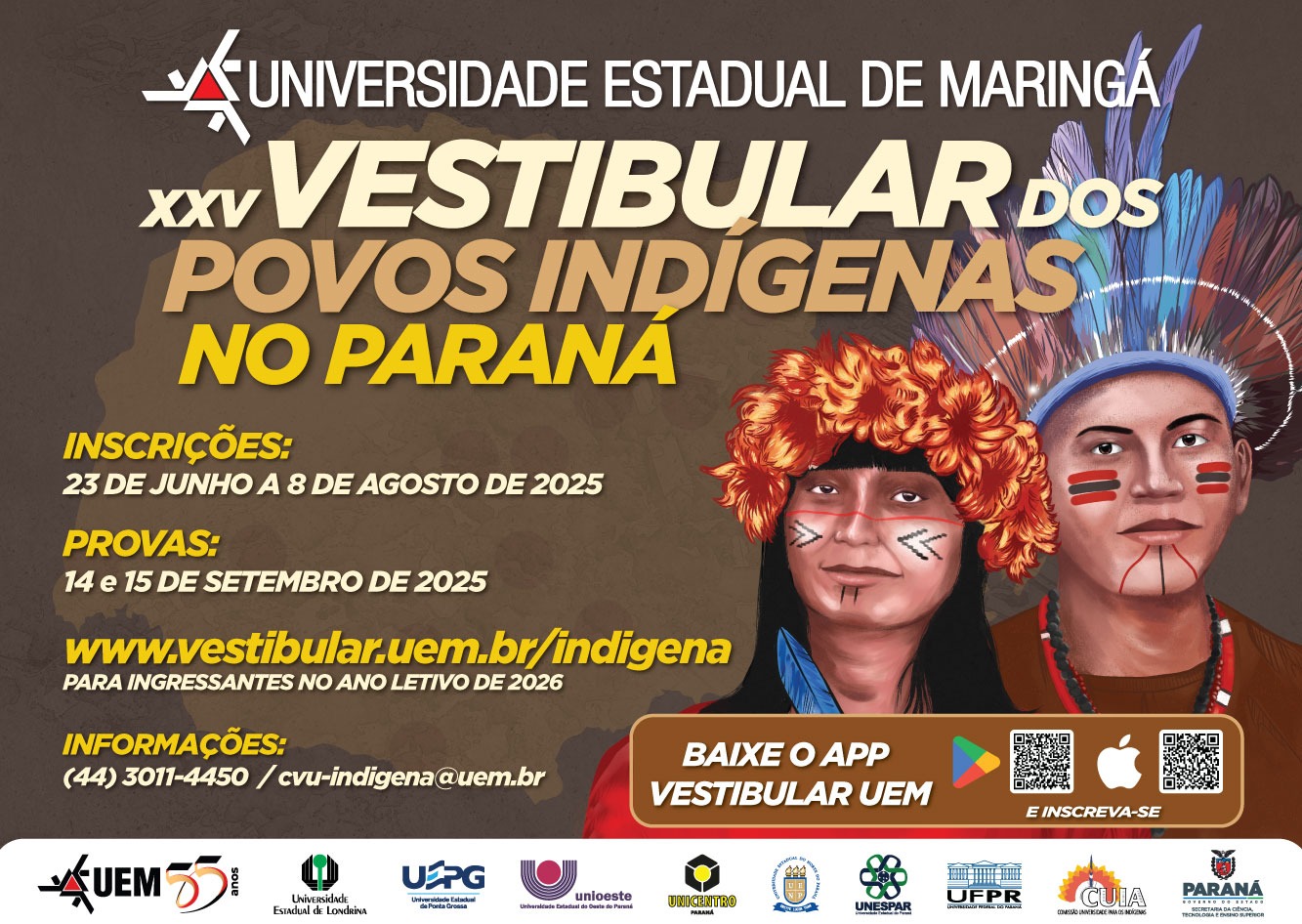XXV Vestibular dos Povos Indígenas no Paraná 2025